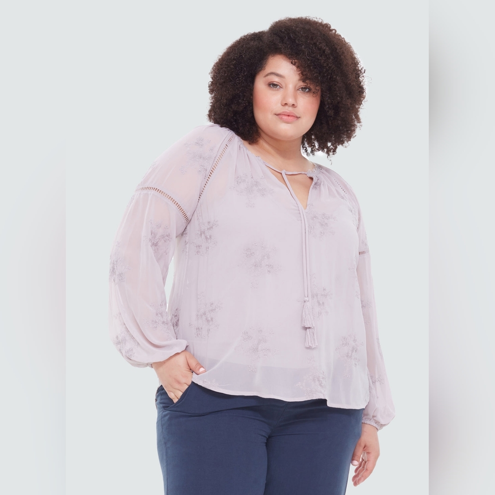 [X & 1X] NWT DEX Plus Boho Blouse
